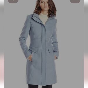 Kenneth Cole Light Blue Trench Coat